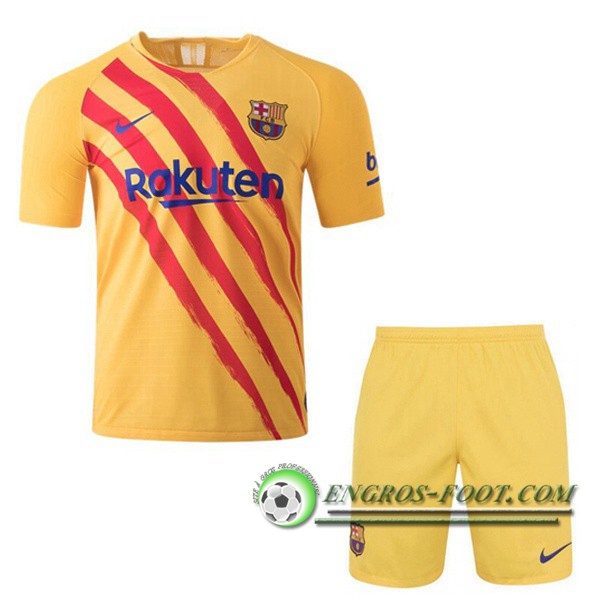 Maillot de Foot FC Barcelone Senyera Quatrieme 2019/2020