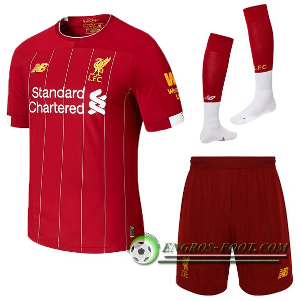 Ensemble Maillot de Foot FC Liverpool Domicile + Chaussettes 2019/2020