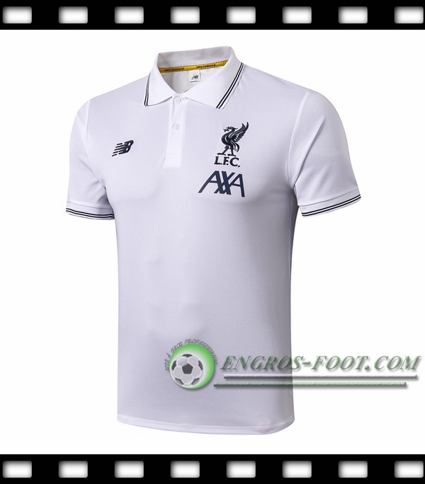 Polo Foot FC Liverpool Blanc 2019/2020