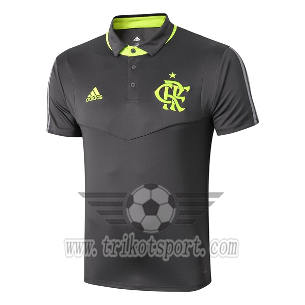 Polo Foot Flamengo Gris Fonce 2019/2020