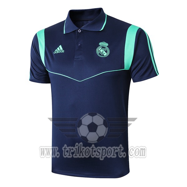 Polo Foot Real Madrid Bleu Fonce 2019/2020