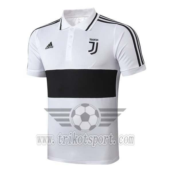 Polo Foot Juventus Blanc/Noir 2019/2020