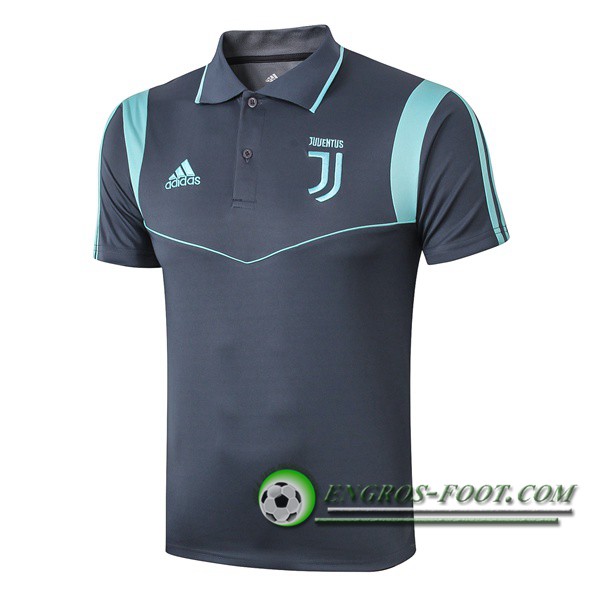 Polo Foot Juventus Bleu/Vert 2019/2020