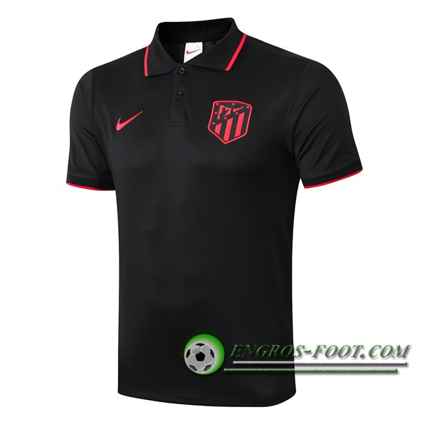 Polo Foot Atletico Madrid Noir 2019/2020