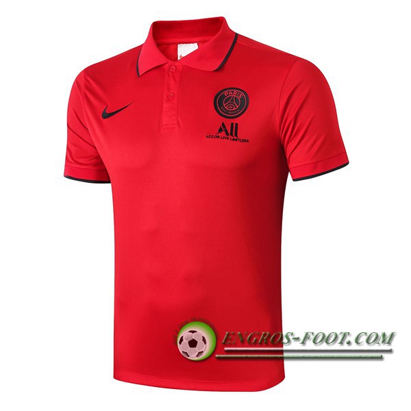 Engros-foot: Polo Foot Paris PSG ALL NIKE Rouge 2019/2020 Thailande