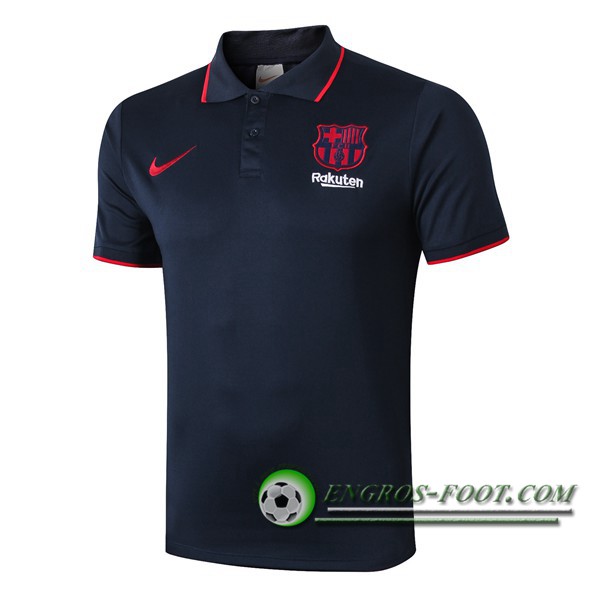 Engros-foot: Polo Foot FC Barcelone Bleu Saphir 2019/2020 Thailande