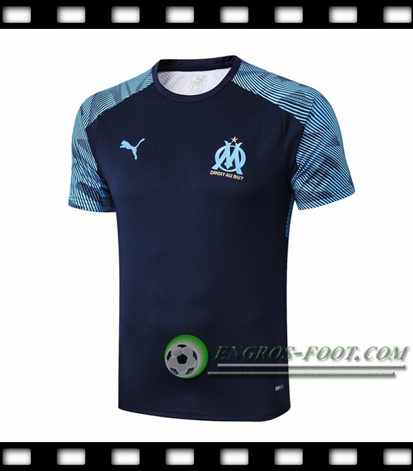 Training T-Shirts Marseille OM Bleu Fonce 2019/2020