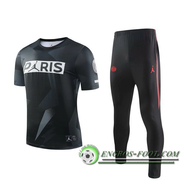 Ensemble Training T-Shirts Pairs Noir 2019/2020