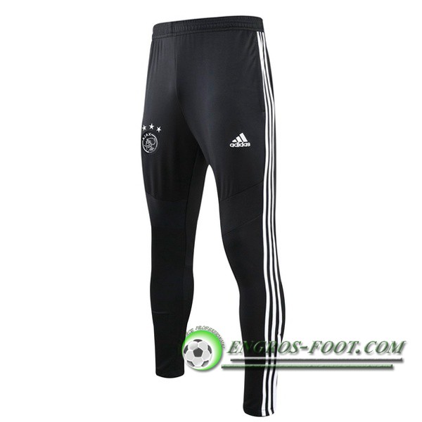 Training Pantalon Foot AFC Ajax Noir Blanc 2019/2020