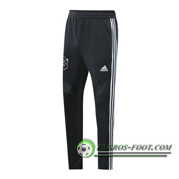 Training Pantalon Foot Manchester United Noir Blanc 2019/2020