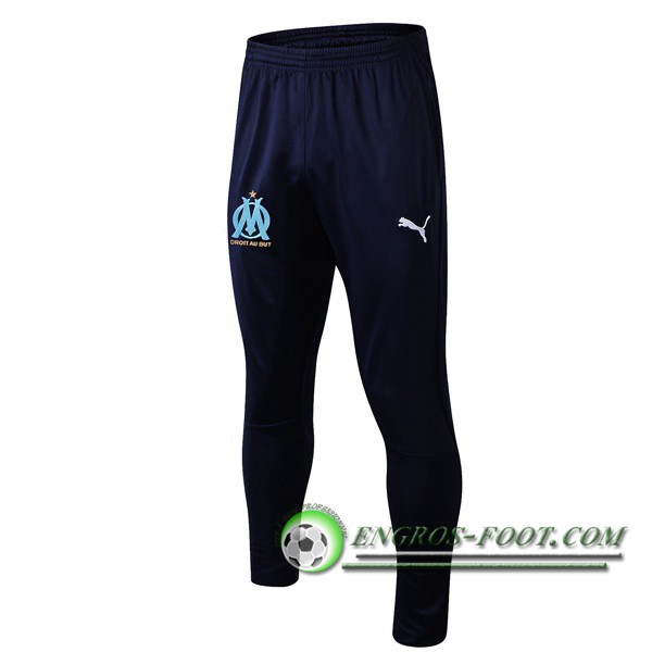 Training Pantalon Foot Marseille OM Bleu Fonce 2019/2020