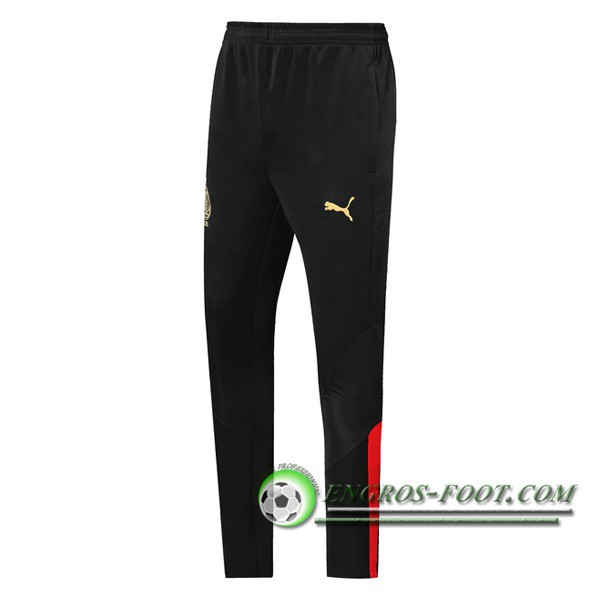 Training Pantalon Foot AC Milan Noir Jaune 2019/2020