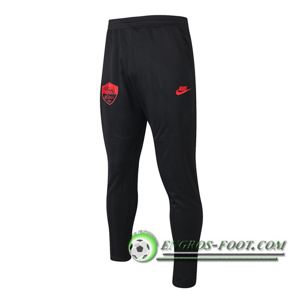 Training Pantalon Foot AS Roma Noir 2019/2020