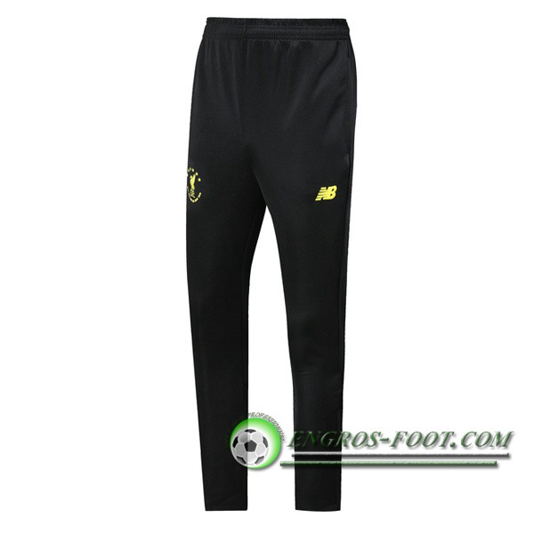 Training Pantalon Foot FC Liverpool Noir Jaune 2019/2020