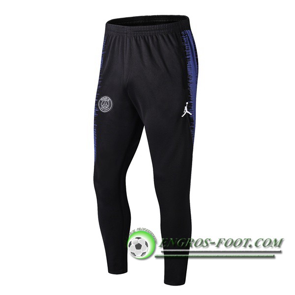 Training Pantalon Foot PSG Jordan Noir Bleu 2019/2020