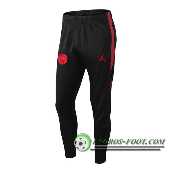 Training Pantalon Foot PSG Jordan Noir Rouge 2019/2020