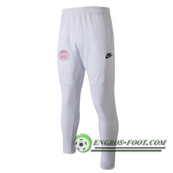 Training Pantalon Foot PSG Blanc 2019/2020