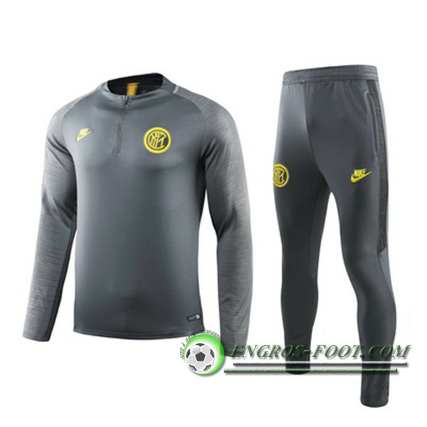 Ensemble Survetement de Foot Inter Milan Gris 2019/2020