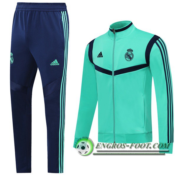 Ensemble Survetement de Foot - Veste Real Madrid Vert 2019/2020