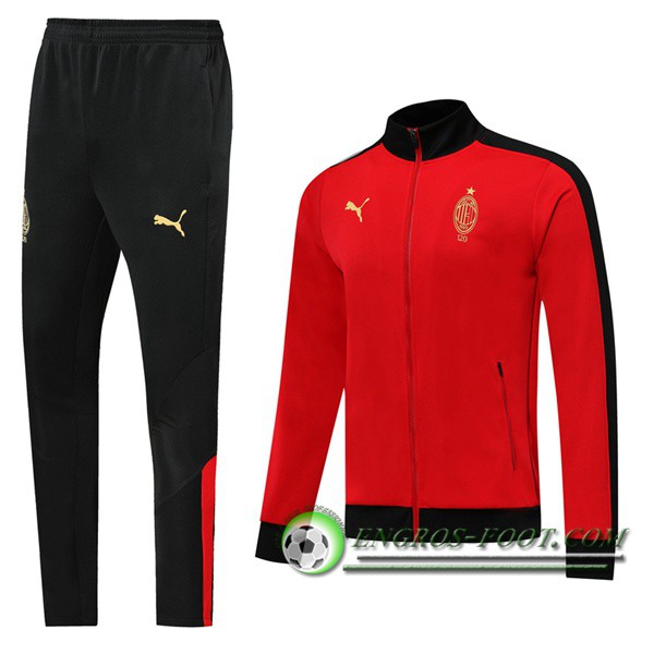 Ensemble Survetement de Foot - Veste AC Milan Edition 120e Anniversaire Rouge 2019/2020