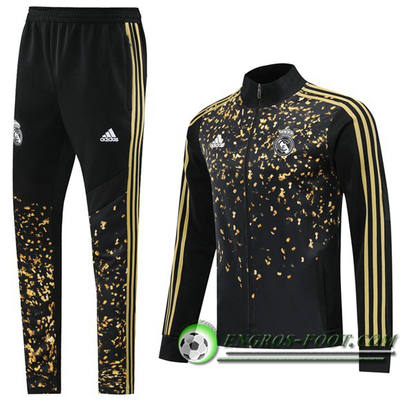 Ensemble Survetement de Foot - Veste Real Madrid Adidas × EA Sports? FIFA 20 Noir 2019/2020