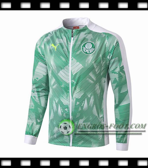 Nouveaux Veste Foot Palmeiras Vert/Blanc 2019/2020