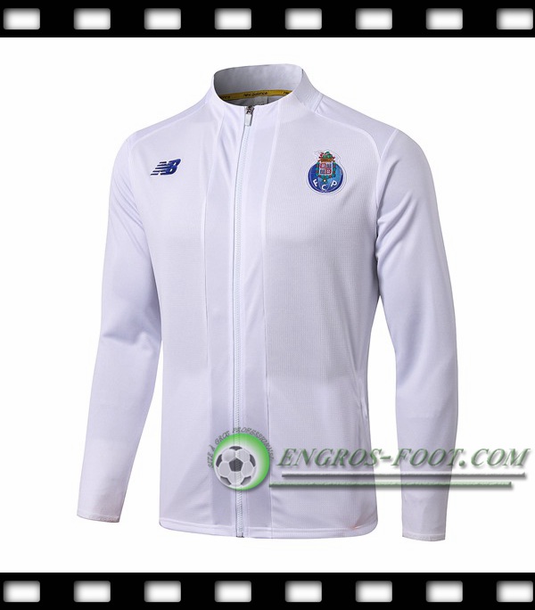 Nouveaux Veste Foot FC Porto Blanc 2019/2020