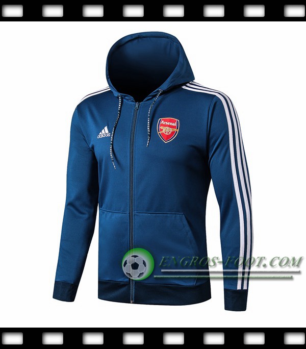 Nouveaux Veste Coupe Vent Arsenal Bleu 2019/2020