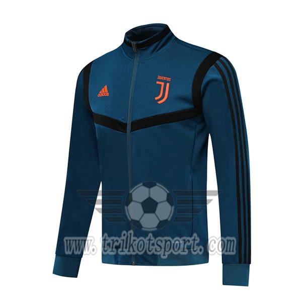 Nouveaux Veste Foot Juventus Bleu Fonce 2019/2020