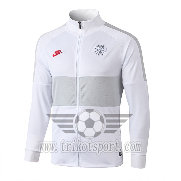 Nouveaux Veste Foot PSG NIKE Blanc 2019/2020