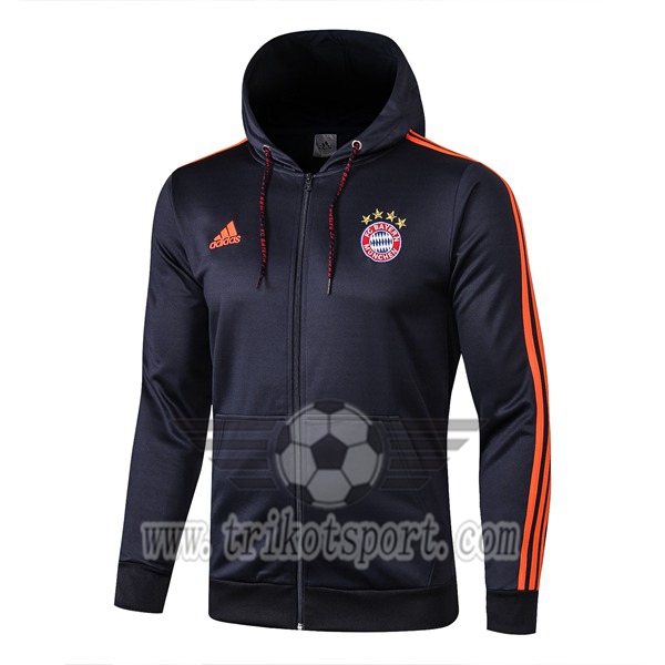 Nouveaux Veste Coupe Bayern Munich Bleu Fonce 2019/2020