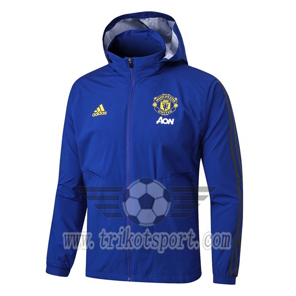 Nouveaux Coupe-Vent Manchester United Bleu 2019/2020