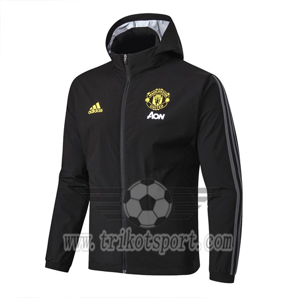 Nouveaux Coupe-Vent Manchester United Noir 2019/2020