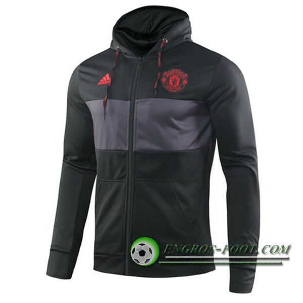 Veste A Capuche Manchester United Noir 2019/2020