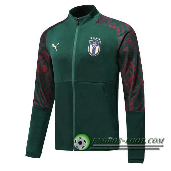 Engros-foot: Nouveaux Veste Foot Italie Vert 2019/2020 Thailande