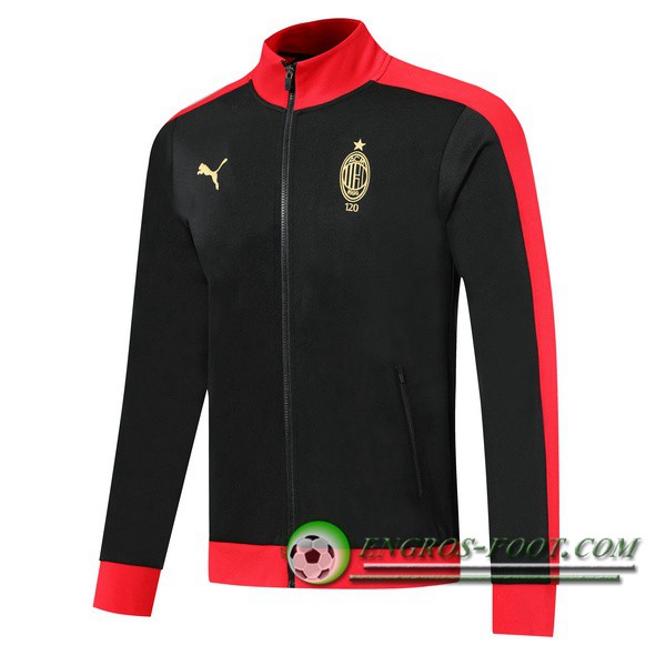 Nouveaux Veste Foot AC Milan Edition 120e Anniversaire Noir 2019/2020