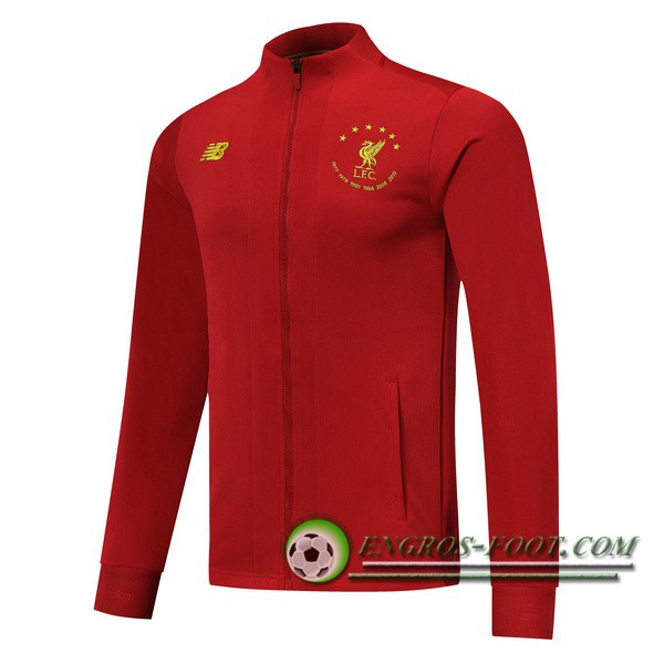 Nouveaux Veste Foot FC Liverpool Rouge édition commémorative 2019/2020