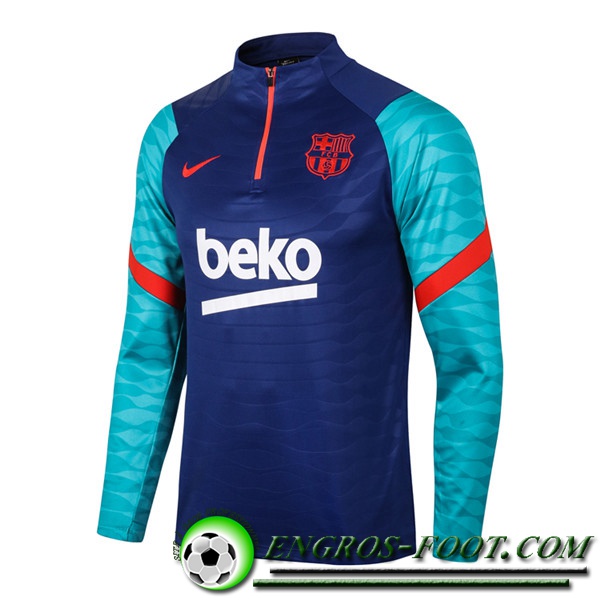 Sweatshirt Training FC Barcelone Bleu Marin 2020/2021