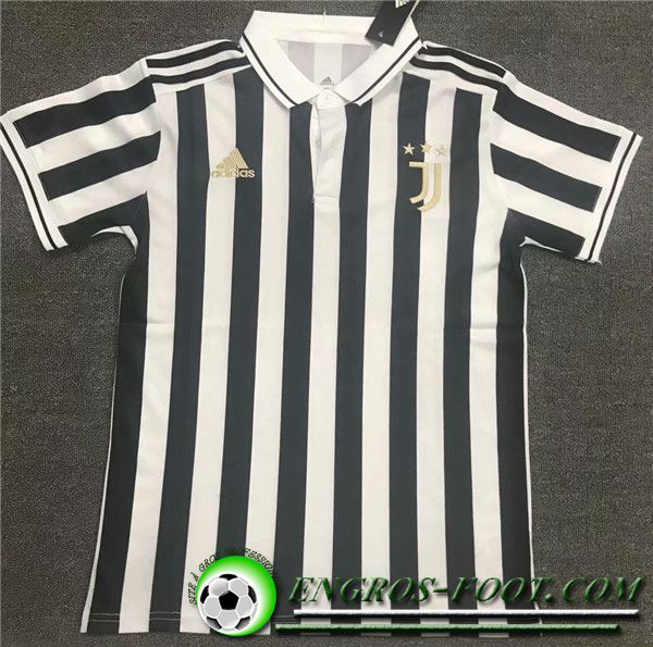 Polo Foot Juventus Blanc/Noir 2020/2021