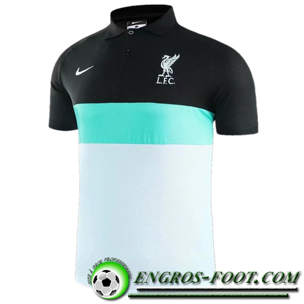 Polo Foot FC Liverpool Blanc/Noir 2020/2021