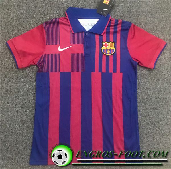 Polo Foot FC Barcelone Bleu/Rouge 2021/2022