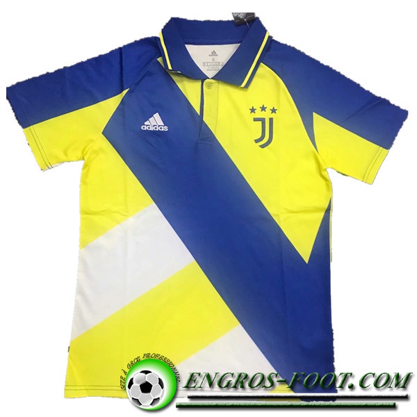 Polo Foot Juventus Bleu/Jaune 2021/2022