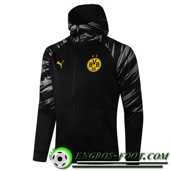 Veste A Capuche Dortmund BVB Noir 2020/2021