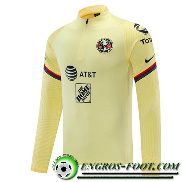 Nouveaux Veste Foot Club America Jaune 2020/2021