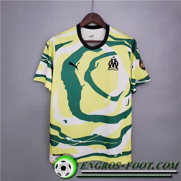 Maillot Marseille OM Africa Special Edition Blanc/Jaune/Vert 2021/2022