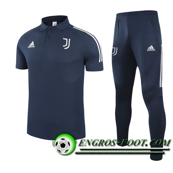 Ensemble Polo Juventus + Pantalon Bleu Marin 2021/2022