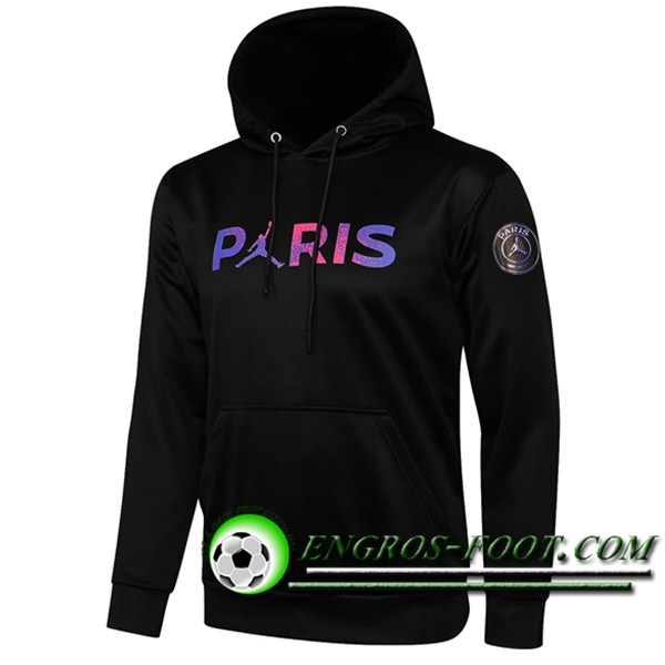 Sweatshirt Training Capuche Jordan PSG Paris Noir 2021/2022