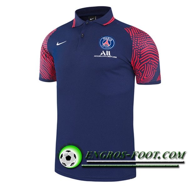 Polo Foot PSG Bleu Marin 2021/2022