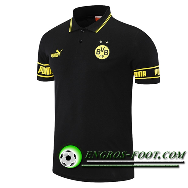 Polo Foot Dortmund BVB Noir 2021/2022