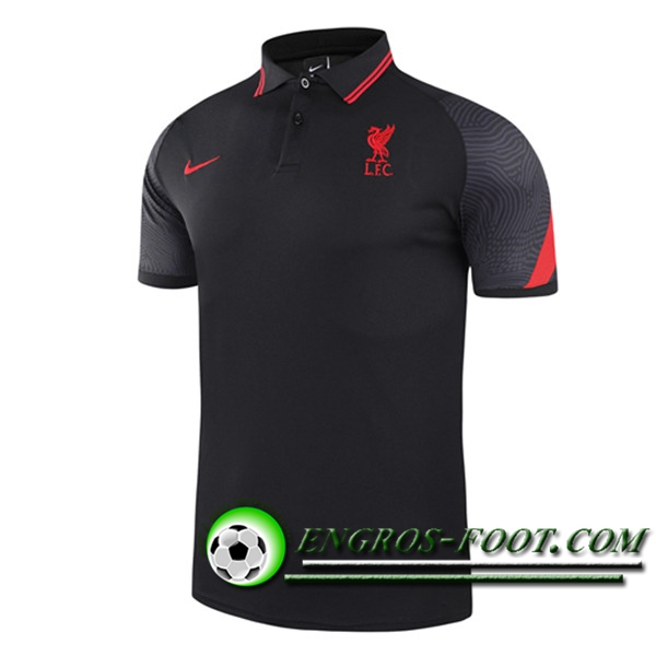 Polo Foot FC Liverpool Noir 2021/2022